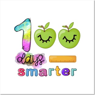100 days smarter Posters and Art